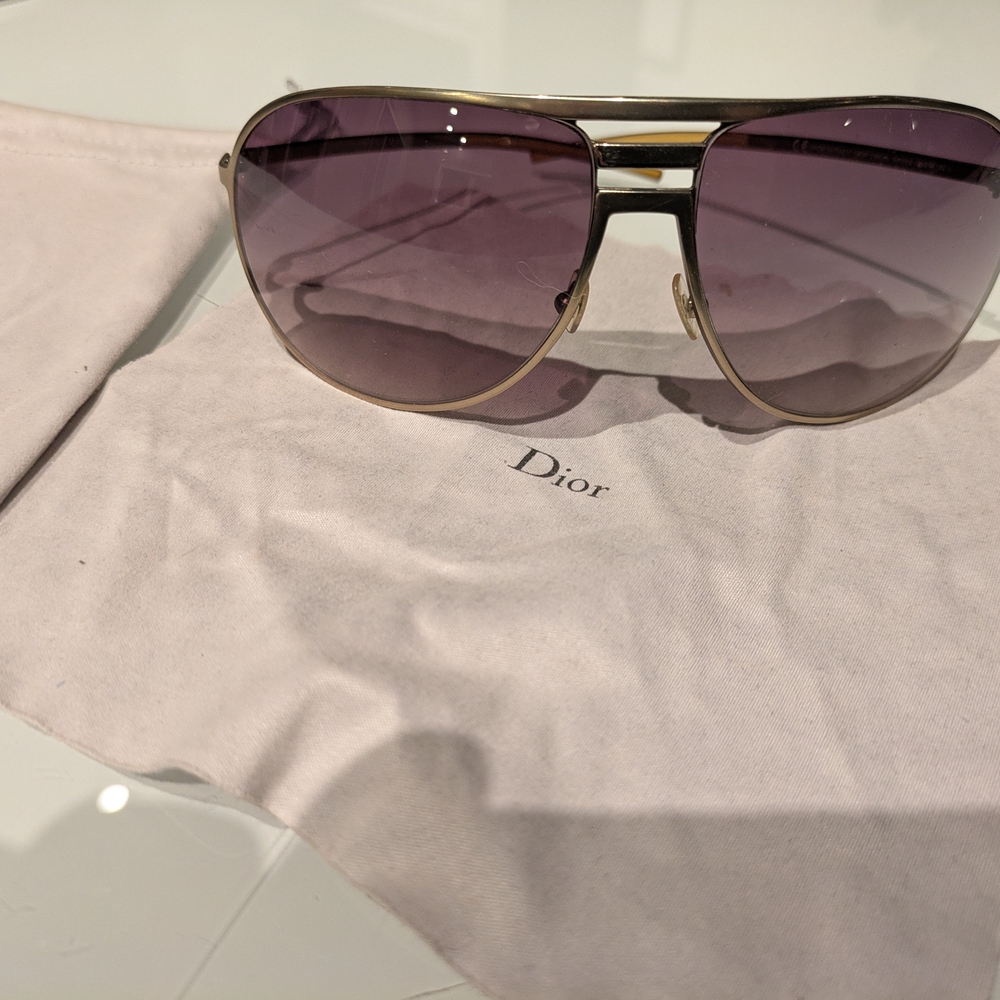 Vintage Authentic Dior Aviator Sunglasses